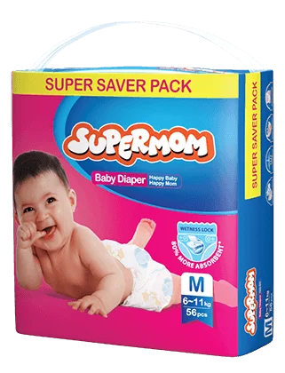 Supermom Baby Diaper Medium 5pcs